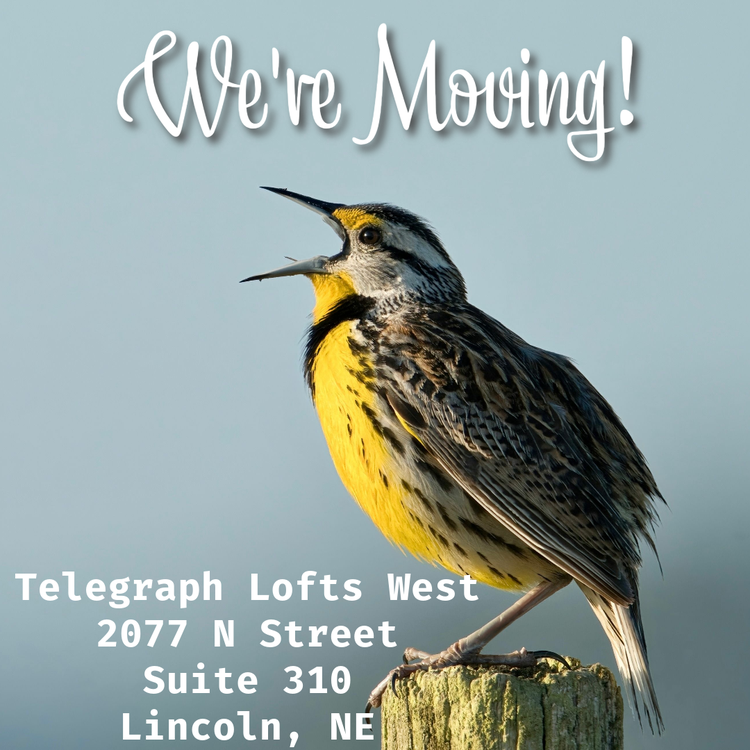 We're Moving! New location is Telegraph Lofts West 2077 N Street Suite 310 Lincoln, NE